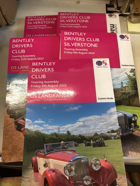 OS Landranger Maps Friday 8th August 2025, Friday 9th August 2024, Friday 9th August 2024, Friday 11th August 2023 , Friday 12th August 2022,  Friday 6th August 2021