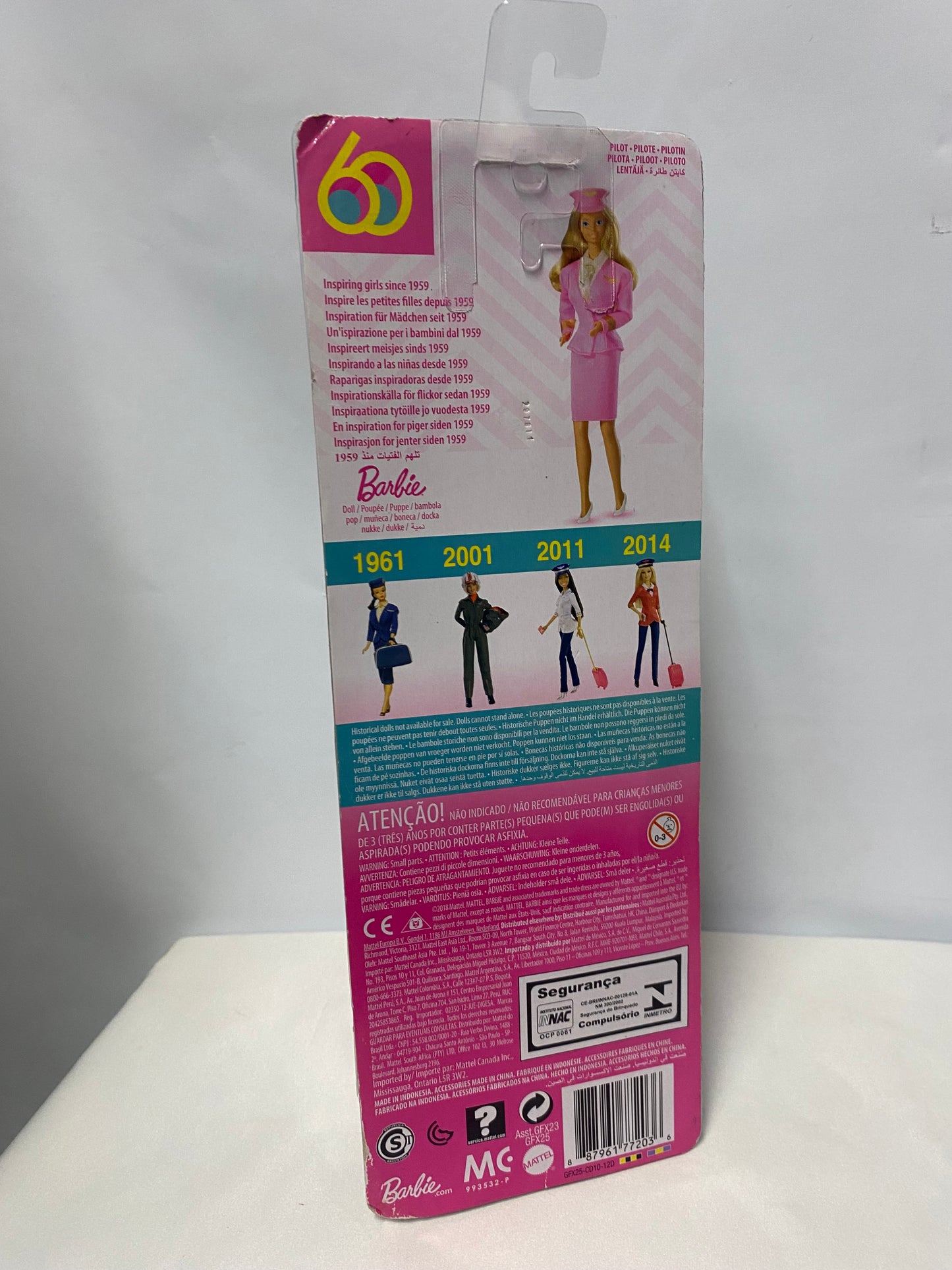 Collectible You Can Be Anything Barbie Pilot 60th Anniversary 2018 BNIB