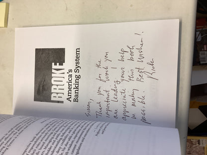 Broke America's Banking System Common Sense Ideas to Fix Banking In America Richard J Parsons