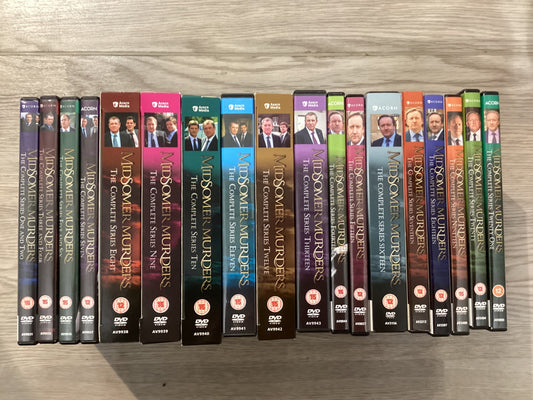 Midsomer Murders - Complete Series 1-21 Box Sets (DVD, 89-Discs)