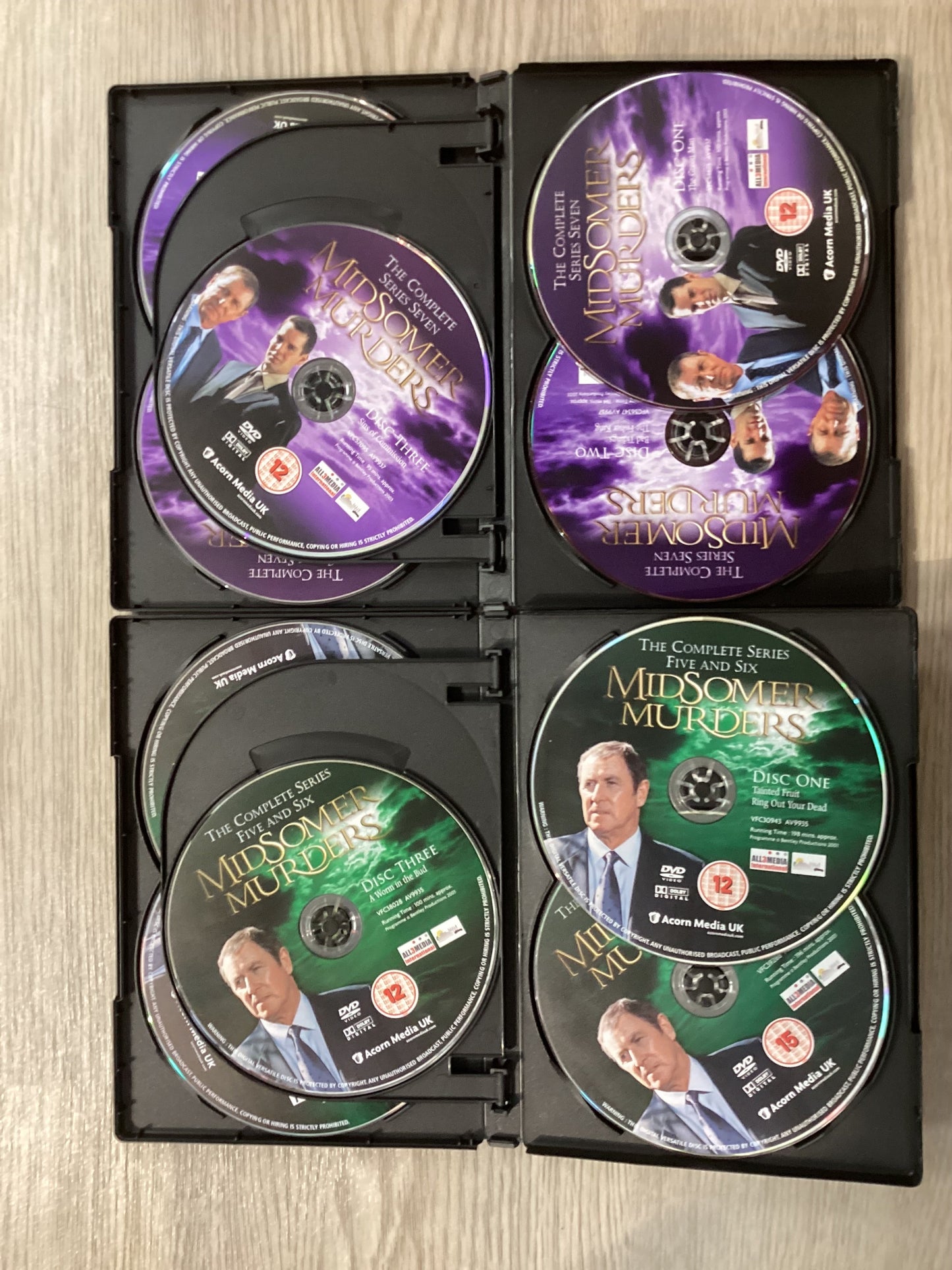 Midsomer Murders - Complete Series 1-21 Box Sets (DVD, 89-Discs)
