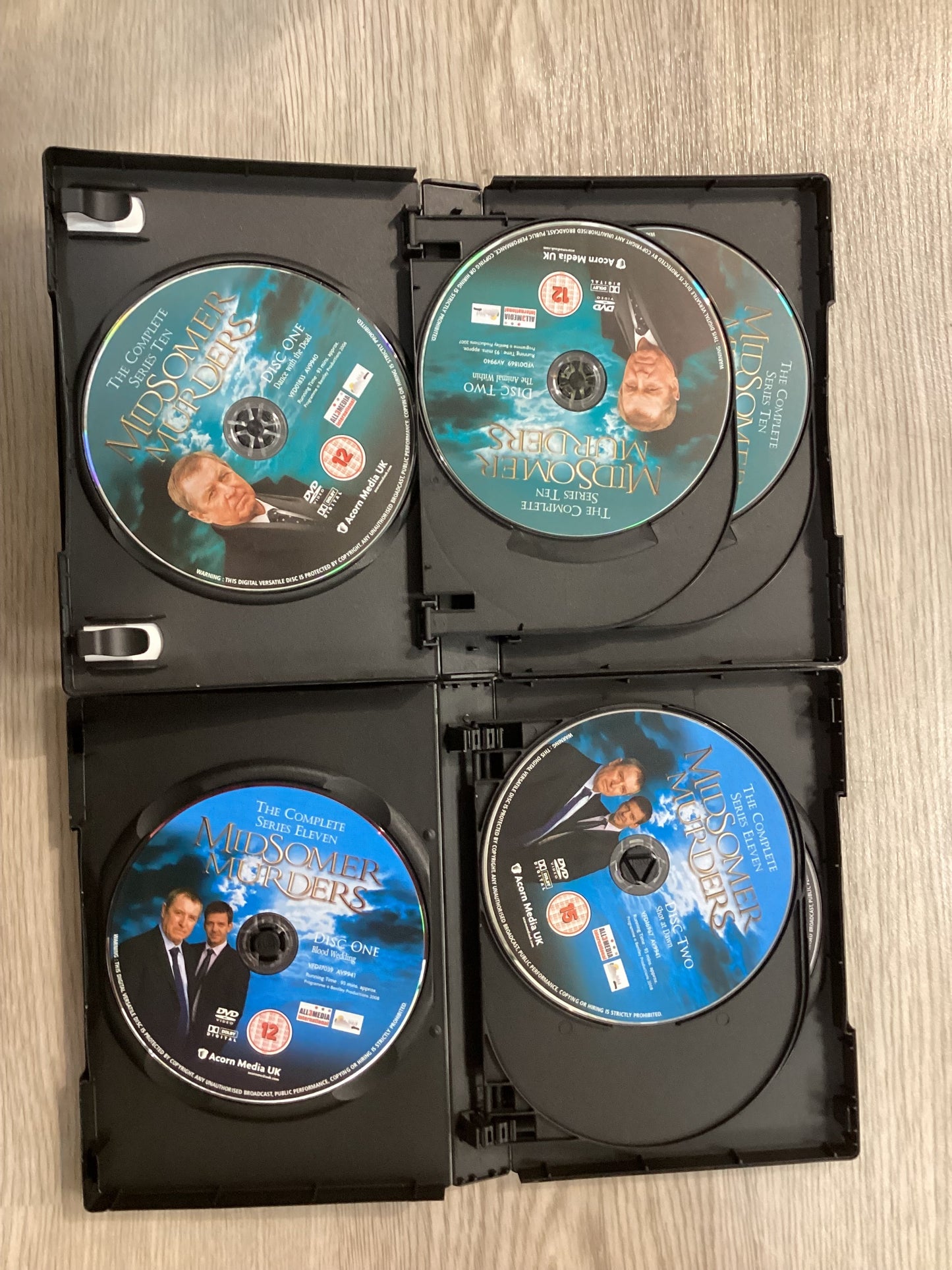 Midsomer Murders - Complete Series 1-21 Box Sets (DVD, 89-Discs)
