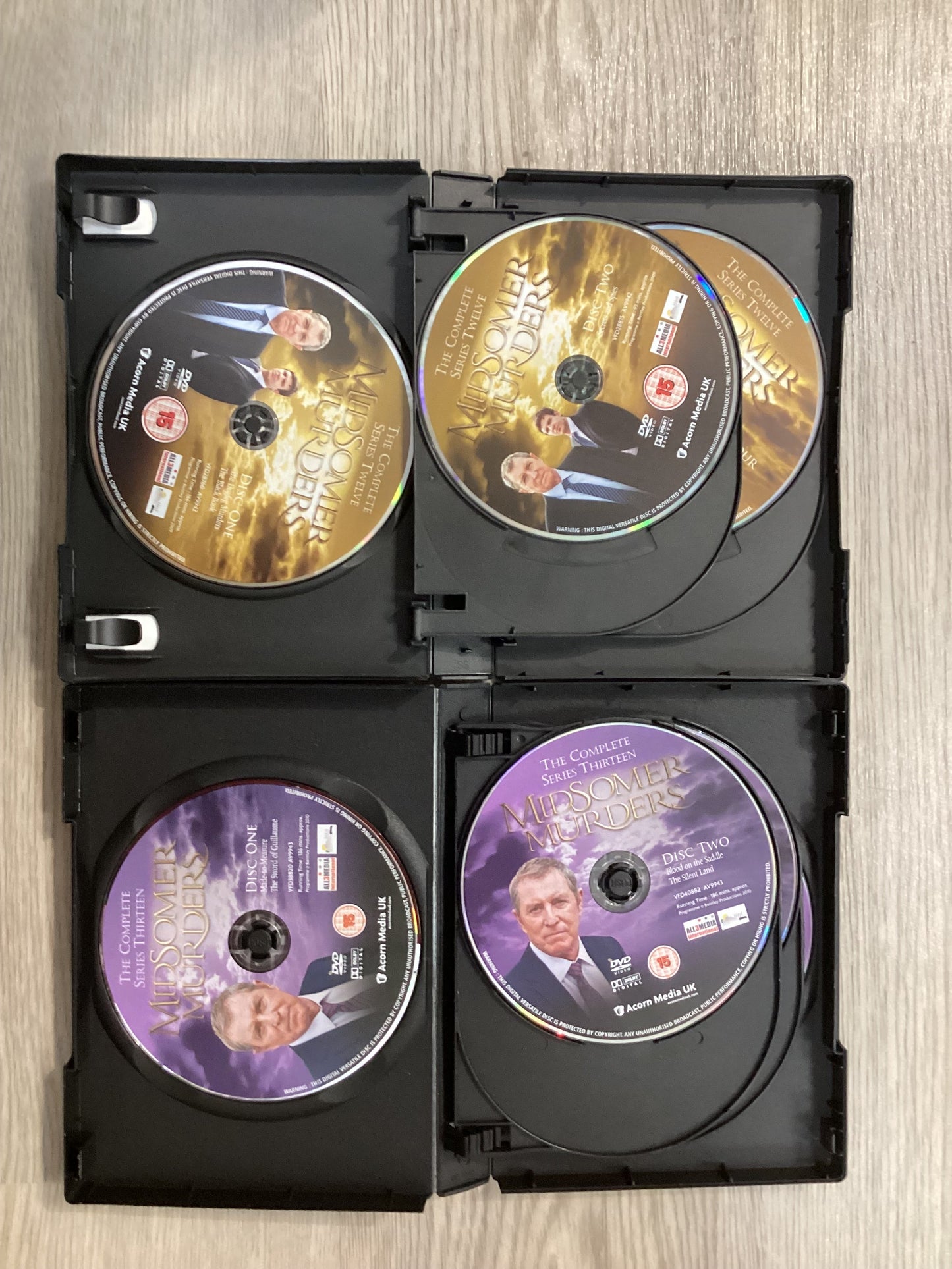 Midsomer Murders - Complete Series 1-21 Box Sets (DVD, 89-Discs)