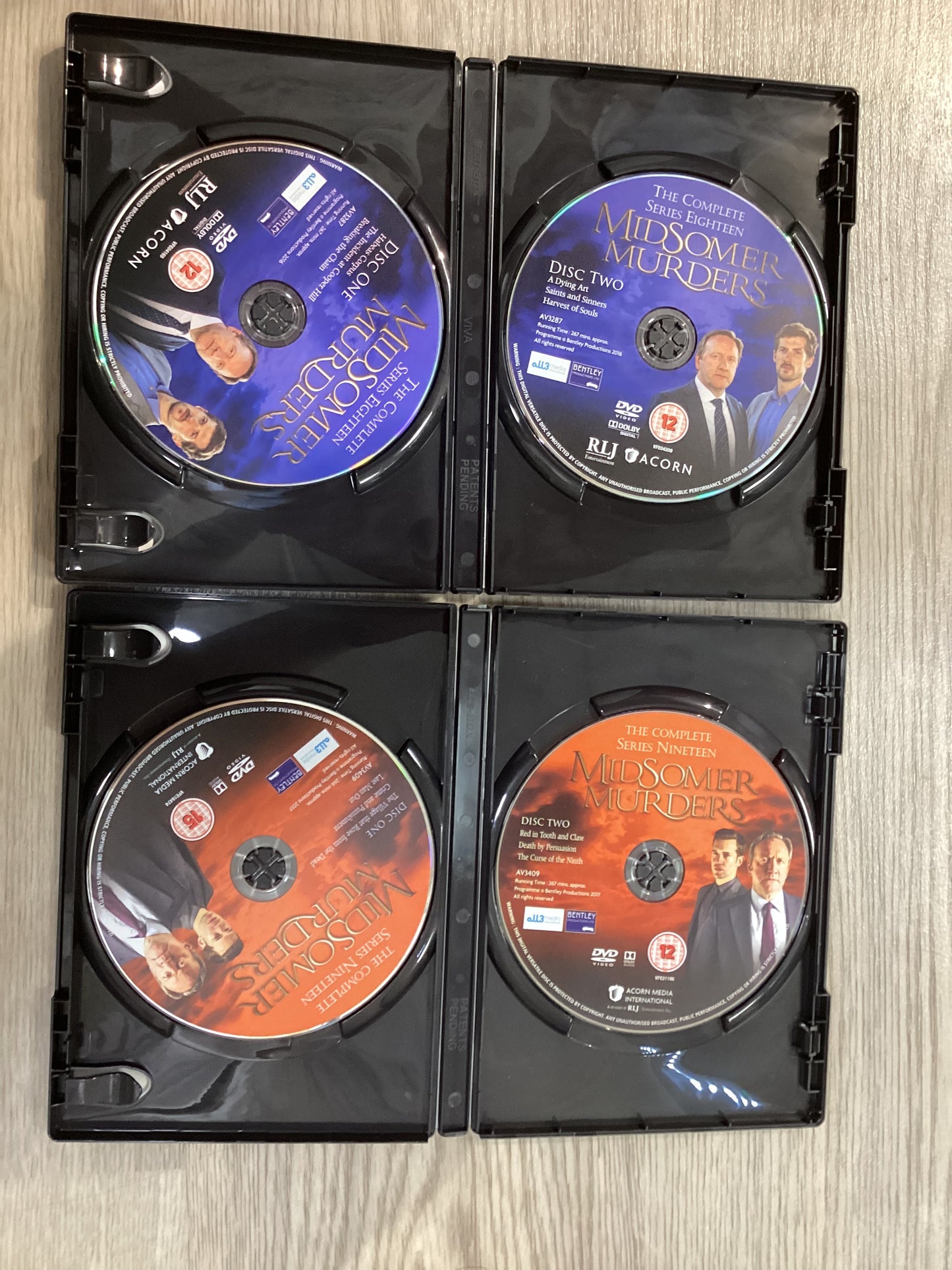 Midsomer Murders - Complete Series 1-21 Box Sets (DVD, 89-Discs)