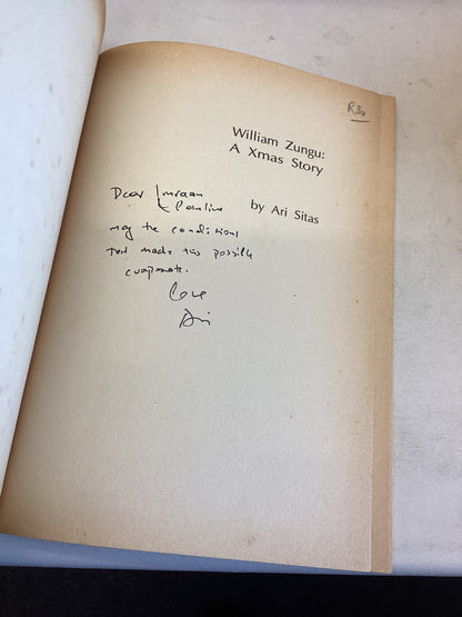 William Zungu : A Xmas Story Signed By Ari Sitas