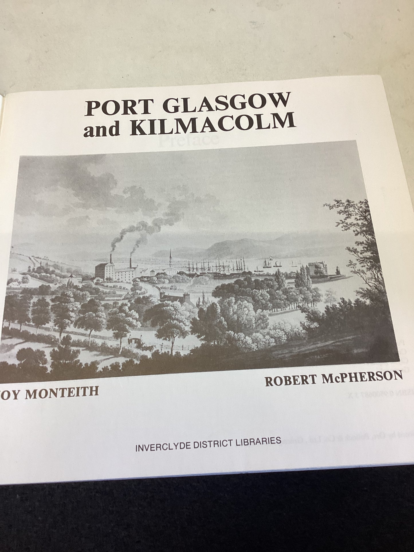 Port Glasgow and Kilmalcolm From Old Photographs Joy Monteith Robert McPherson