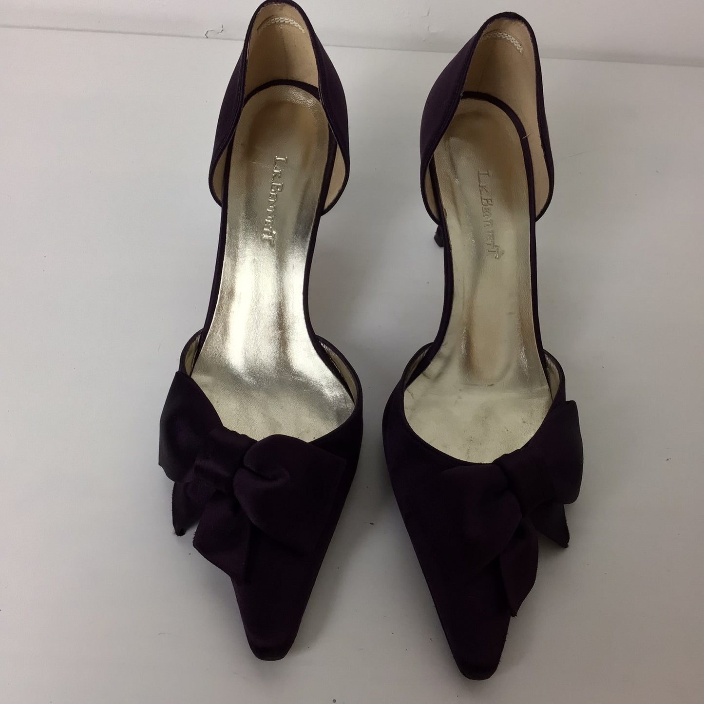 LK Bennett Purple Stiletto Pointed Heels Size UK 7 EU 41