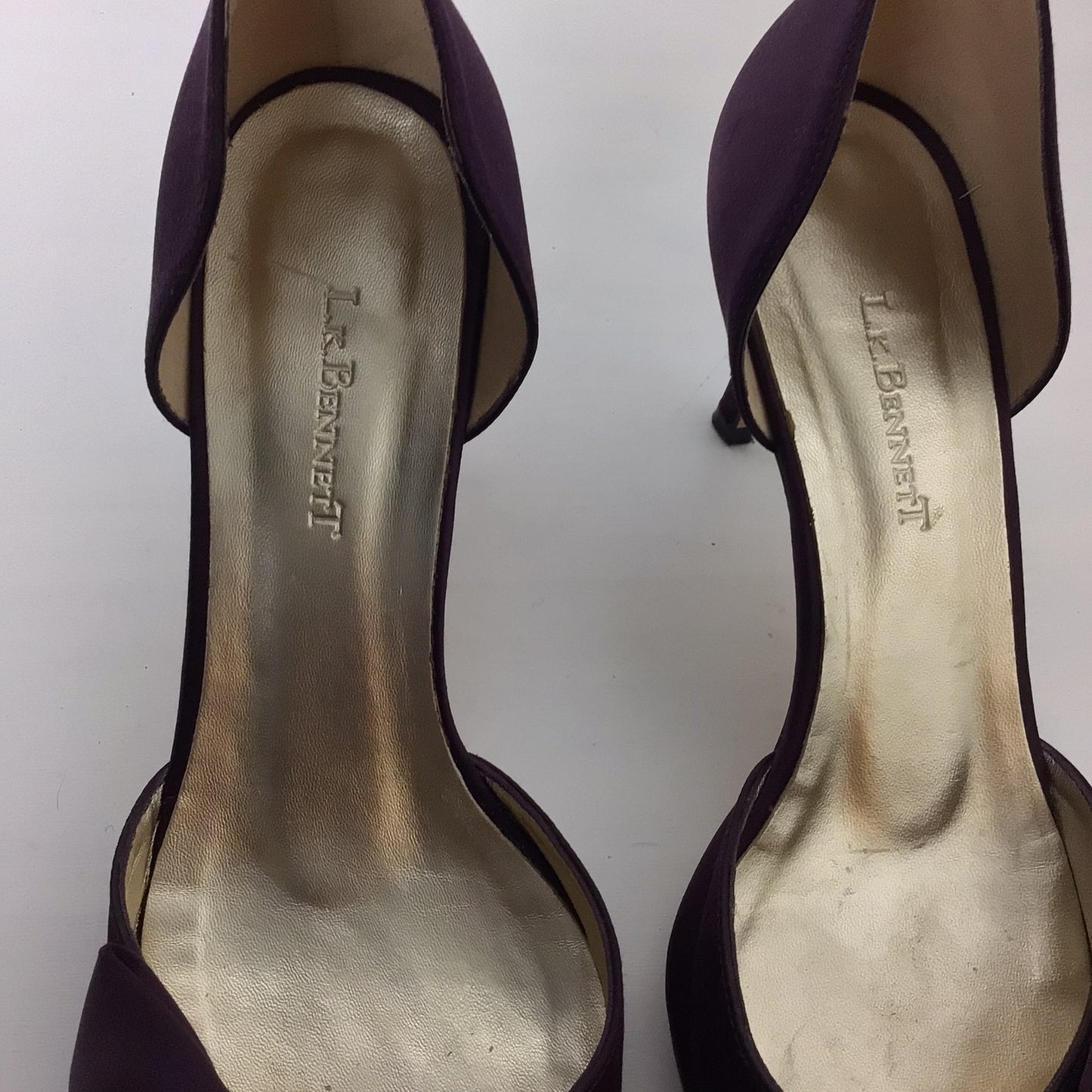 LK Bennett Purple Stiletto Pointed Heels Size UK 7 EU 41