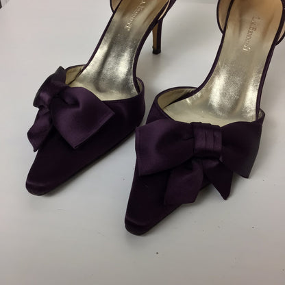 LK Bennett Purple Stiletto Pointed Heels Size UK 7 EU 41