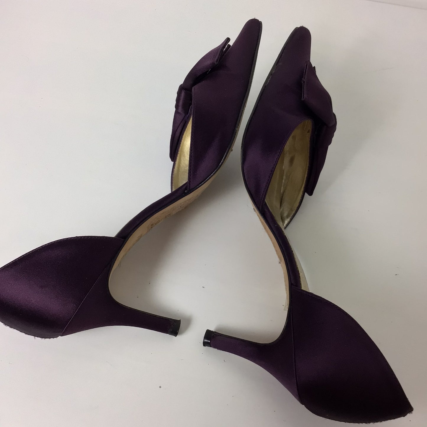 LK Bennett Purple Stiletto Pointed Heels Size UK 7 EU 41