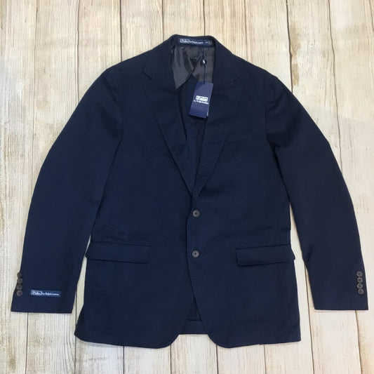BNWT Polo Ralph Lauren Blue Cotton Blend Blazer Jacket Size 42R