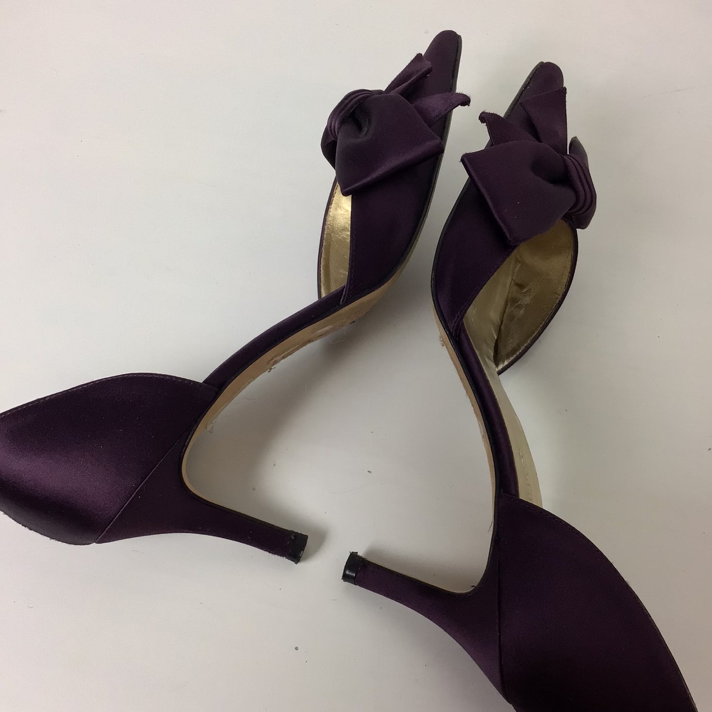 LK Bennett Purple Stiletto Pointed Heels Size UK 7 EU 41