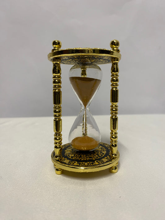 Qatar Museums Gold Decorative Sand Timer With Box