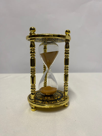 Qatar Museums Gold Decorative Sand Timer With Box