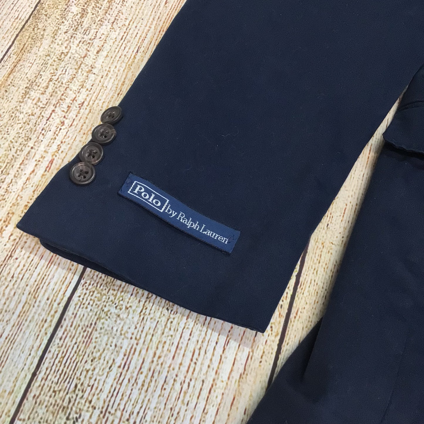 BNWT Polo Ralph Lauren Blue Cotton Blend Blazer Jacket Size 42R