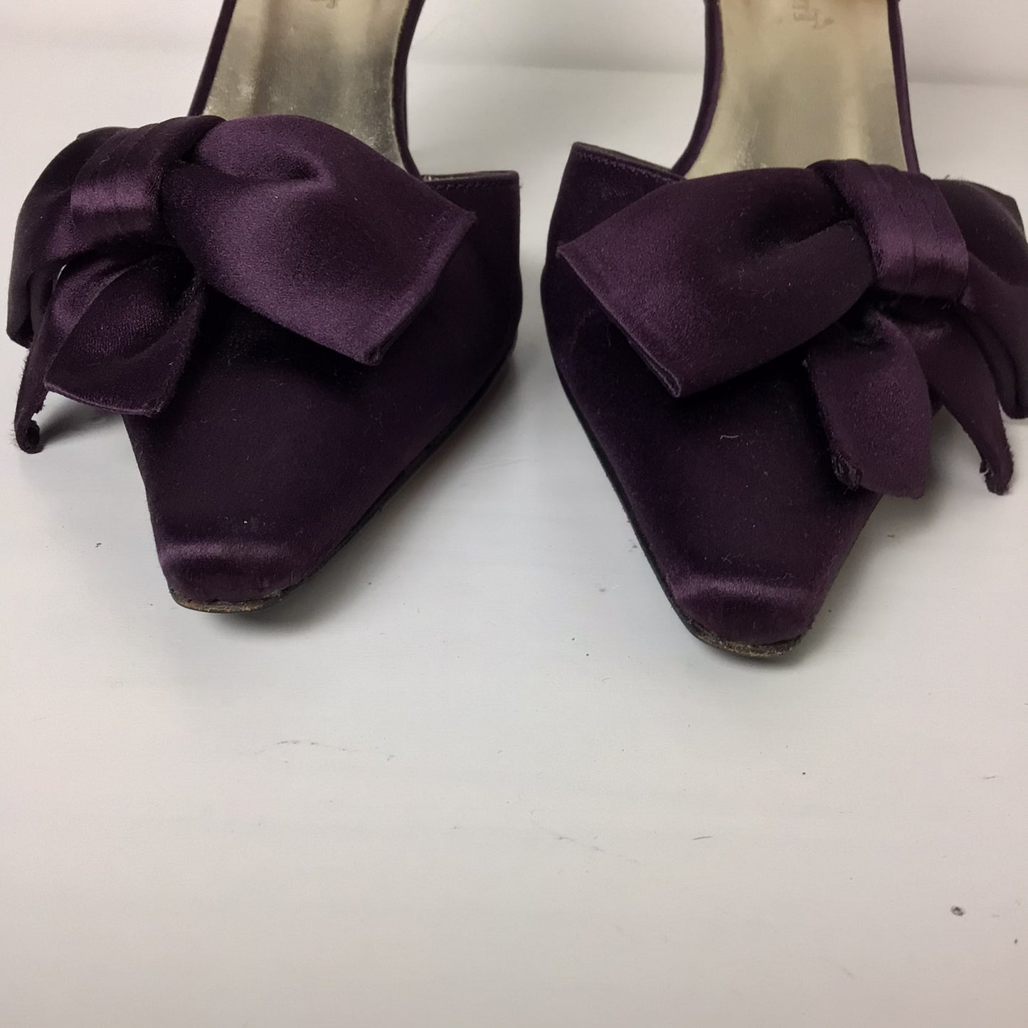 LK Bennett Purple Stiletto Pointed Heels Size UK 7 EU 41