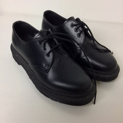 Dr Martens Black 1461 Mono Smooth Leather Oxford Shoes Size UK 4