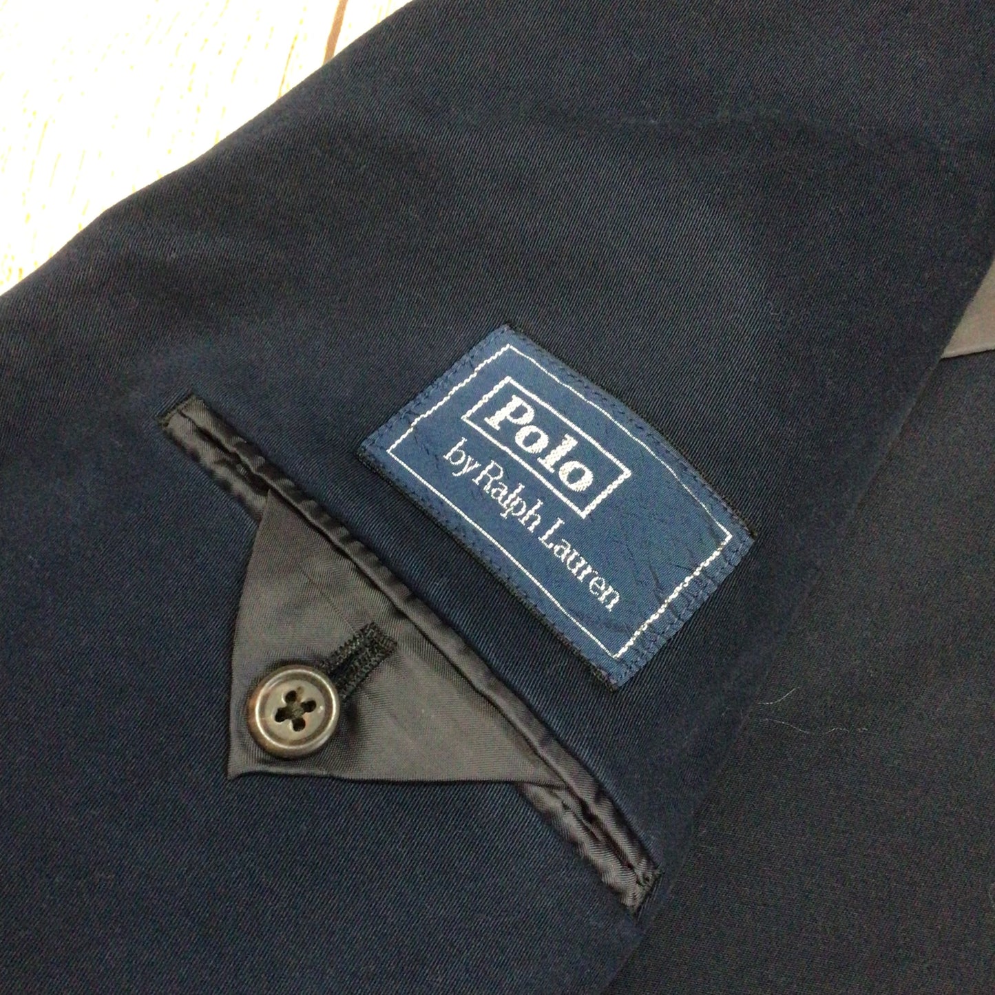 BNWT Polo Ralph Lauren Blue Cotton Blend Blazer Jacket Size 42R