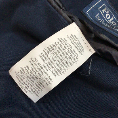 BNWT Polo Ralph Lauren Blue Cotton Blend Blazer Jacket Size 42R