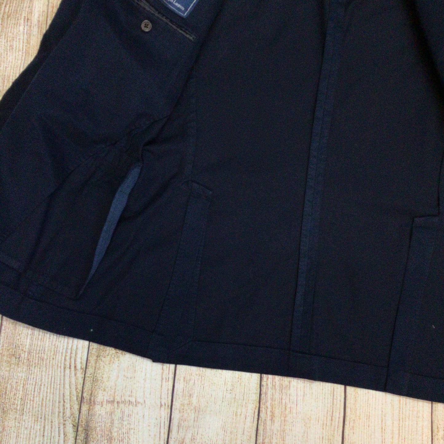 BNWT Polo Ralph Lauren Blue Cotton Blend Blazer Jacket Size 42R