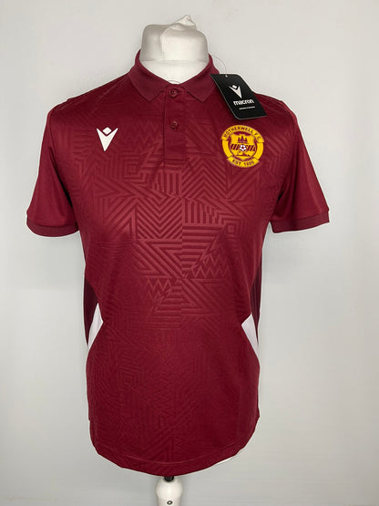 BNWT Motherwell FC Maroon Polo Top Small