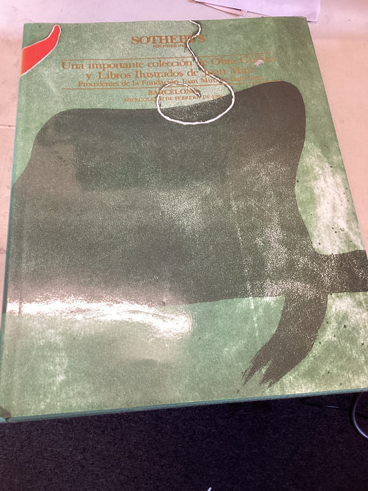 Sotheby's Una Importante Coleccion de Obra Grafica Y Libros Ilustrados de Joan Miro 1980