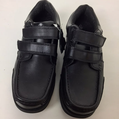 BNWT Kangol Black Harrow Vel Strap Leather Shoes Size UK 5