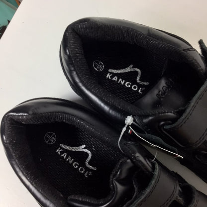 BNWT Kangol Black Harrow Vel Strap Leather Shoes Size UK 5