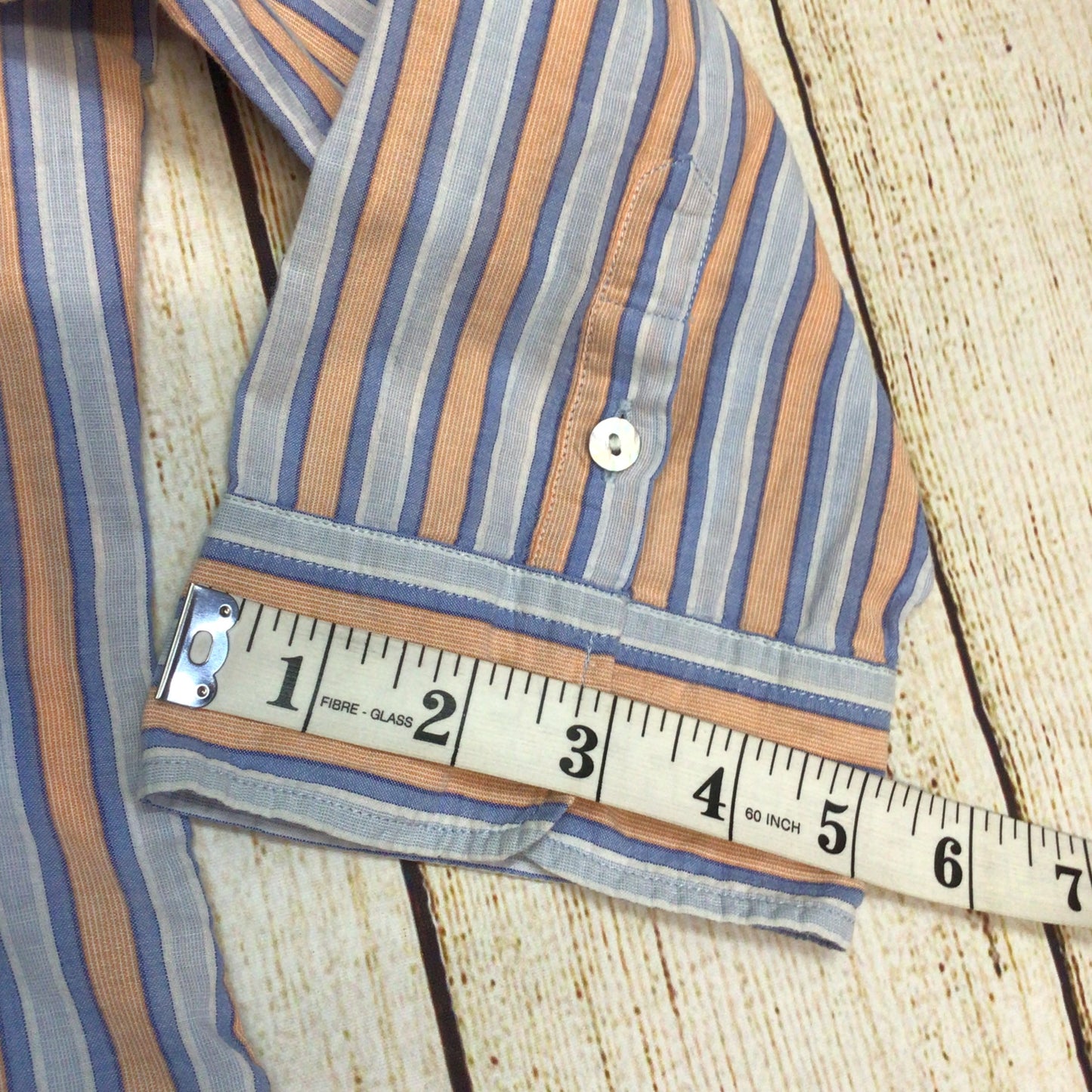 Polo Jeans Co. Ralph Lauren Blue Orange Cotton Striped Shirt Size XL (kids)