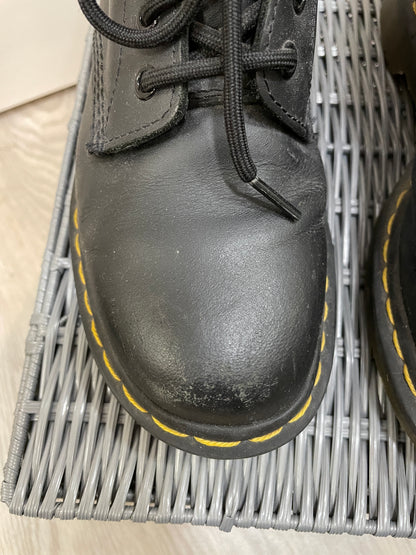 Doc Dr Martens Black Leather Classic Air Wair Lace Up Boots UK 5