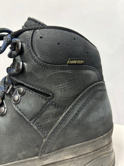 Meindl Navy Nubuck Leather Gore-tex Burma Lady Pro MFS Walking Boot 5.5