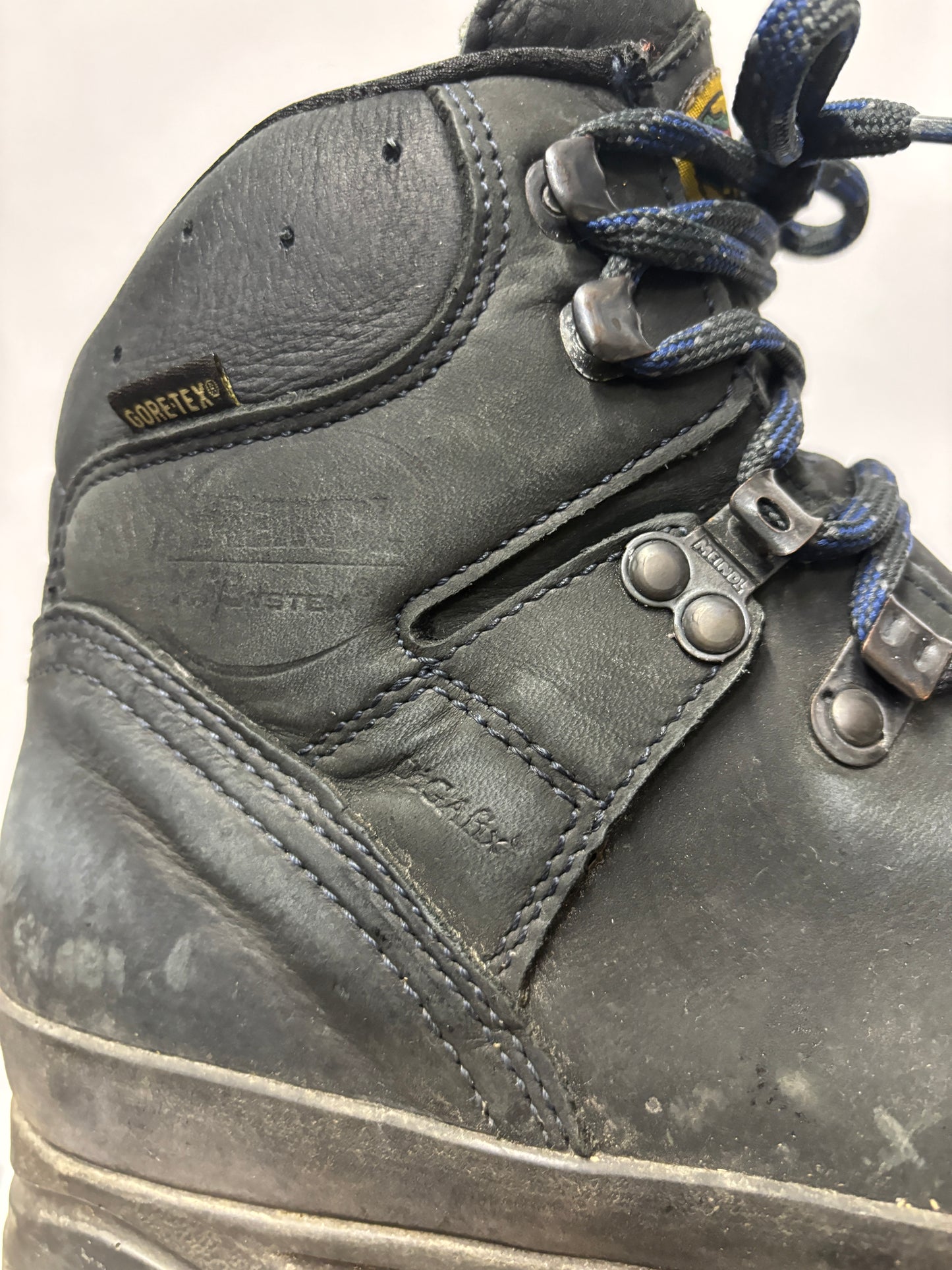 Meindl Navy Nubuck Leather Gore-tex Burma Lady Pro MFS Walking Boot 5.5