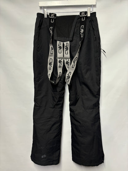 CMP Black Insulated Ski Salopettes 16 Yrs