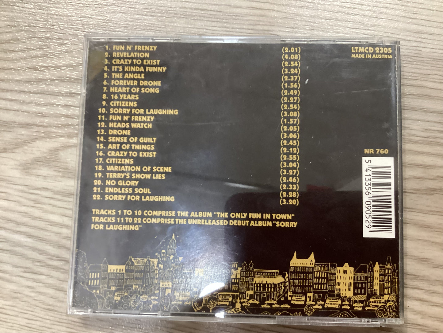 Josef K - The Only Fun in Town/Sorry for Laughing CD 1990 Remaster - LTMCD 2305