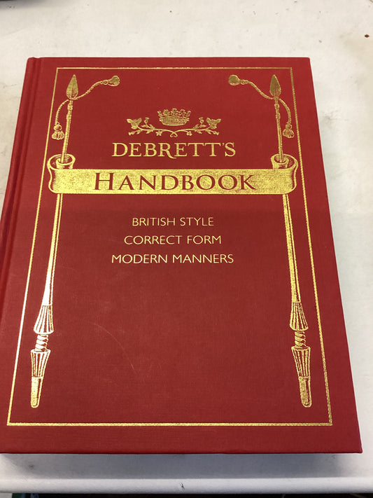 Debrett's Handbook British Style Correct Form Modern Manners
