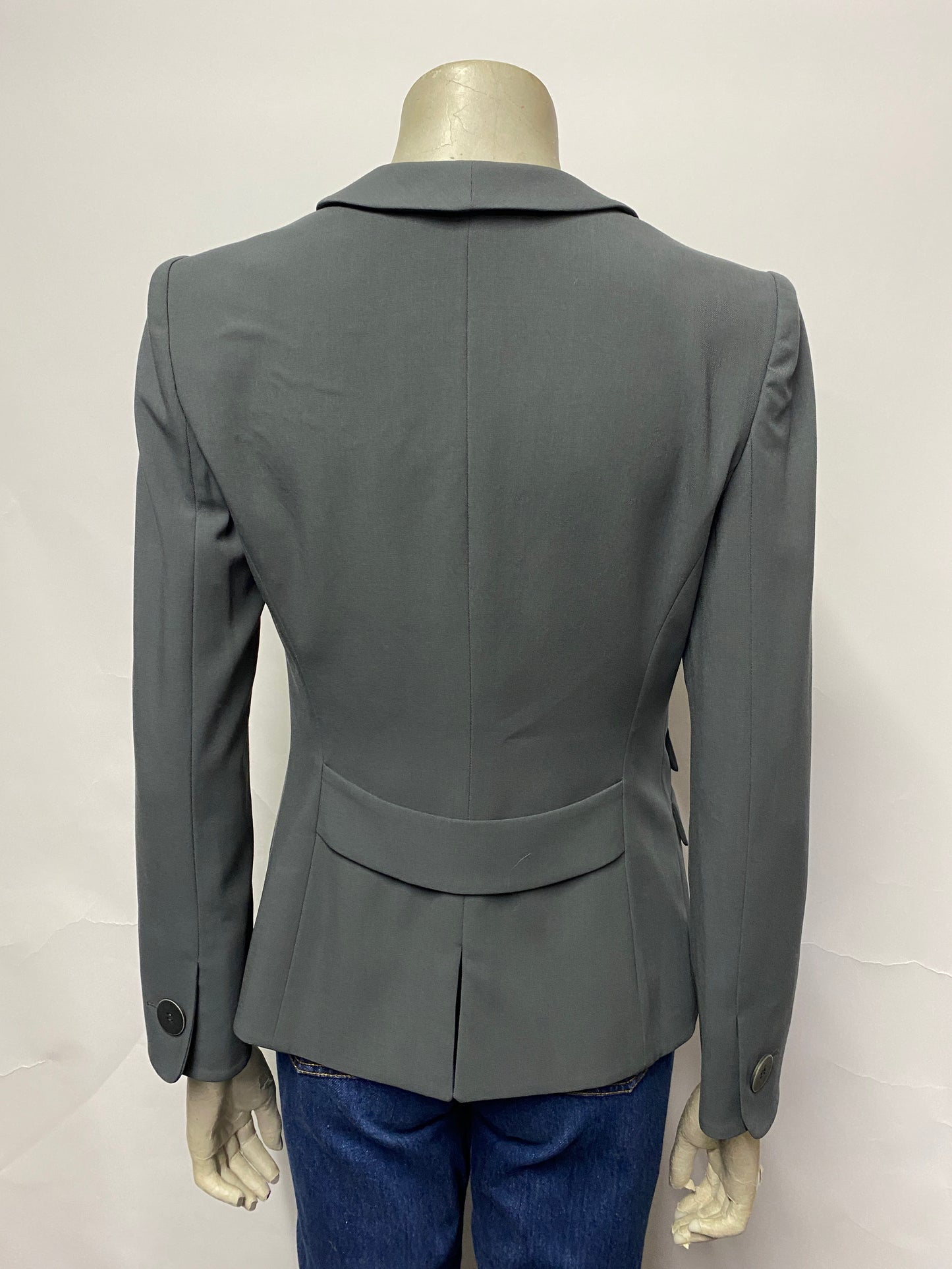 Giorgio Armani Grey Single Button Simple Blazer Small