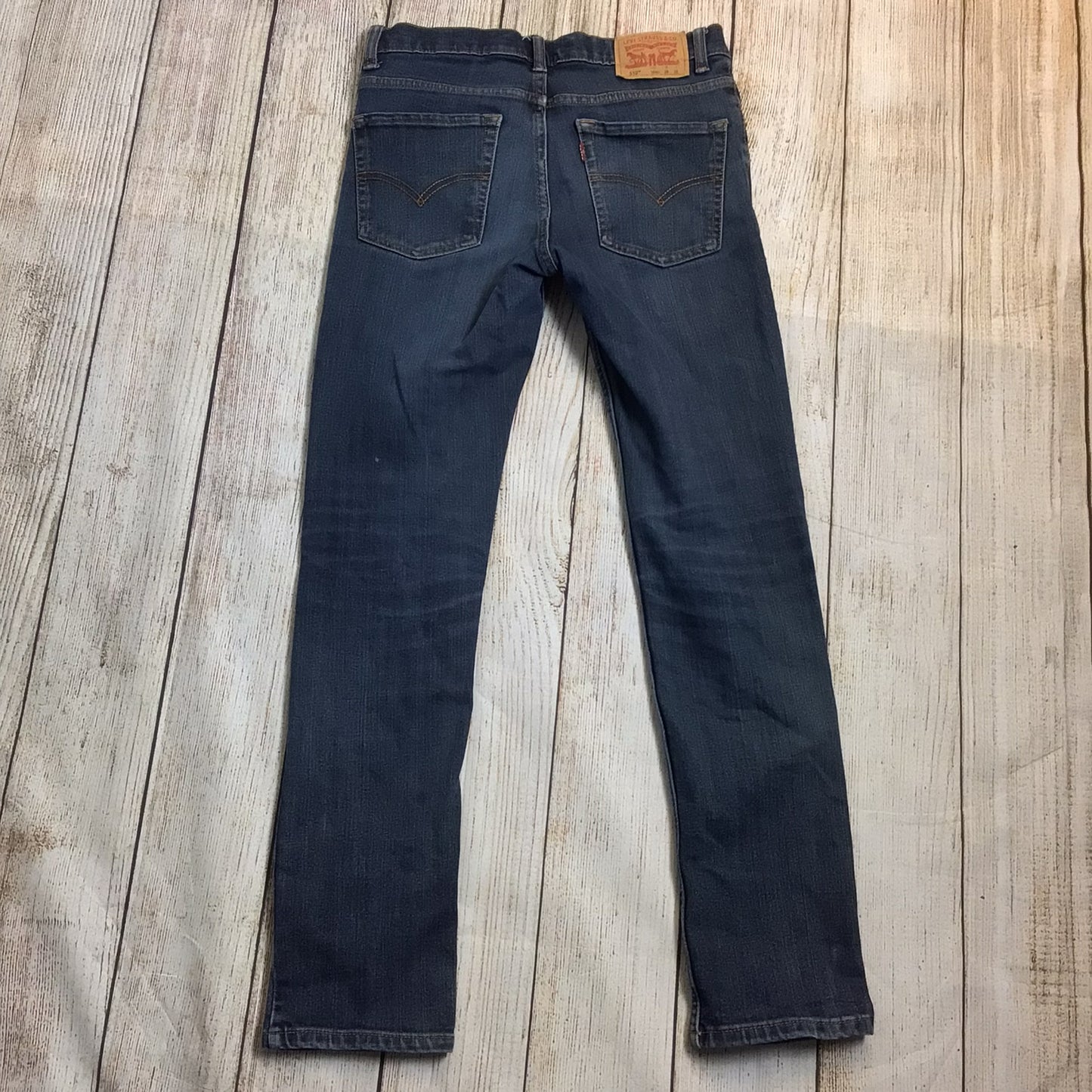 Levi's Grey Blue 510 Skinny Jeans Size W28 L28