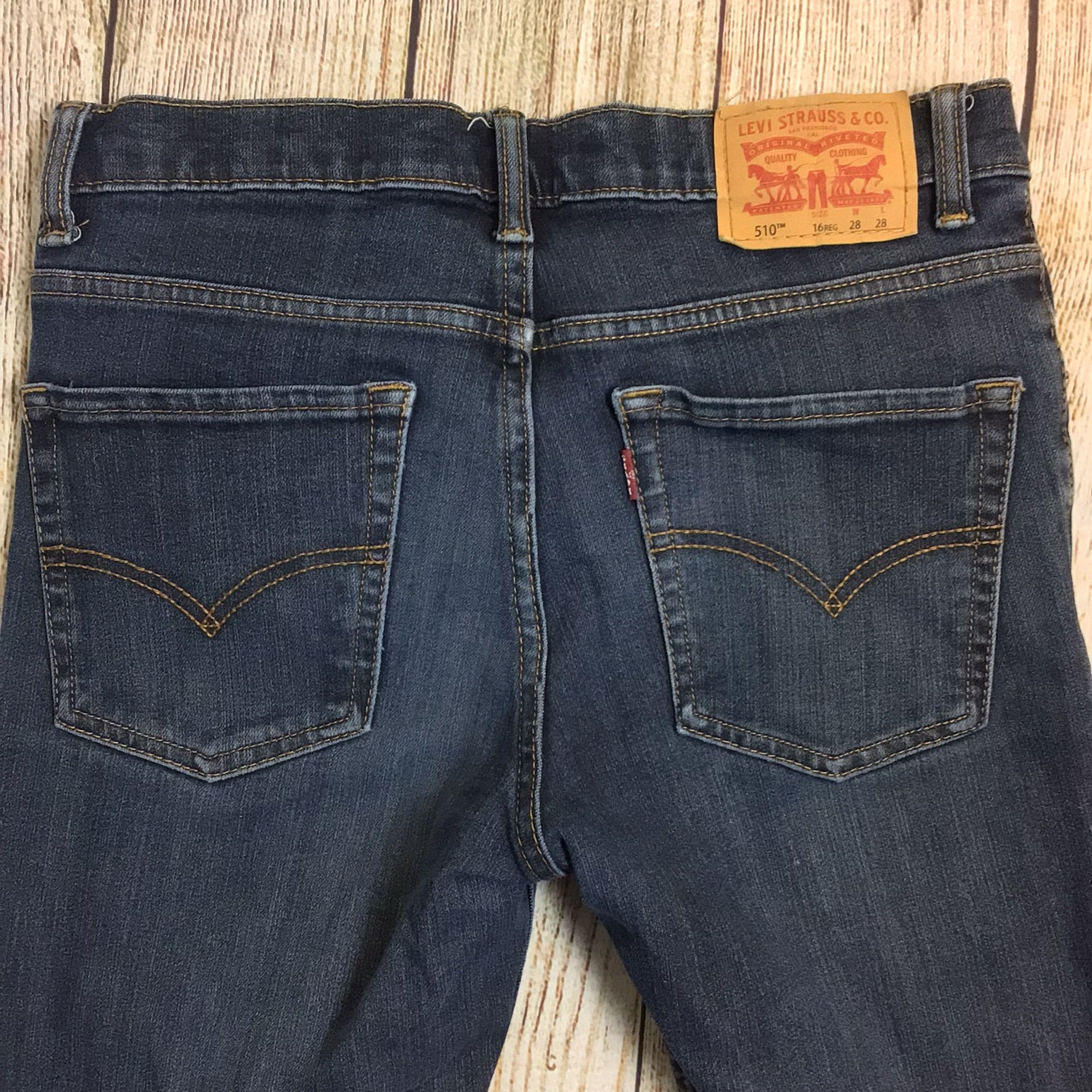 Levi s Grey Blue 510 Skinny Jeans Size W28 L28 Shop for Shelter