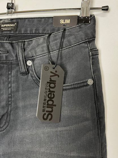 BNWT Superdry Black Slim Jeans W29 L34