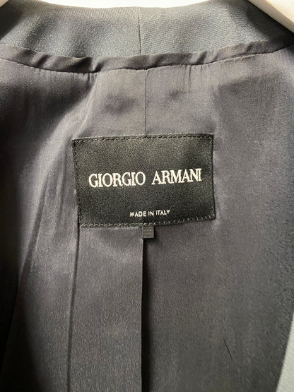 Giorgio Armani Grey Single Button Simple Blazer Small