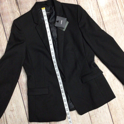 BNWT Next Tailoring Black Blazer Jacket w/Shoulder Pads Size 10R