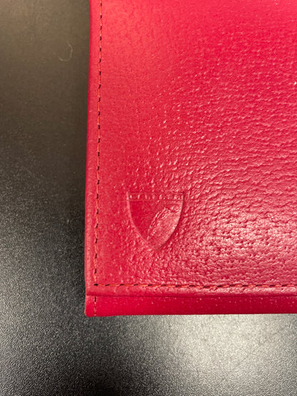 Aspinal of London Red Leather Purse Wallet