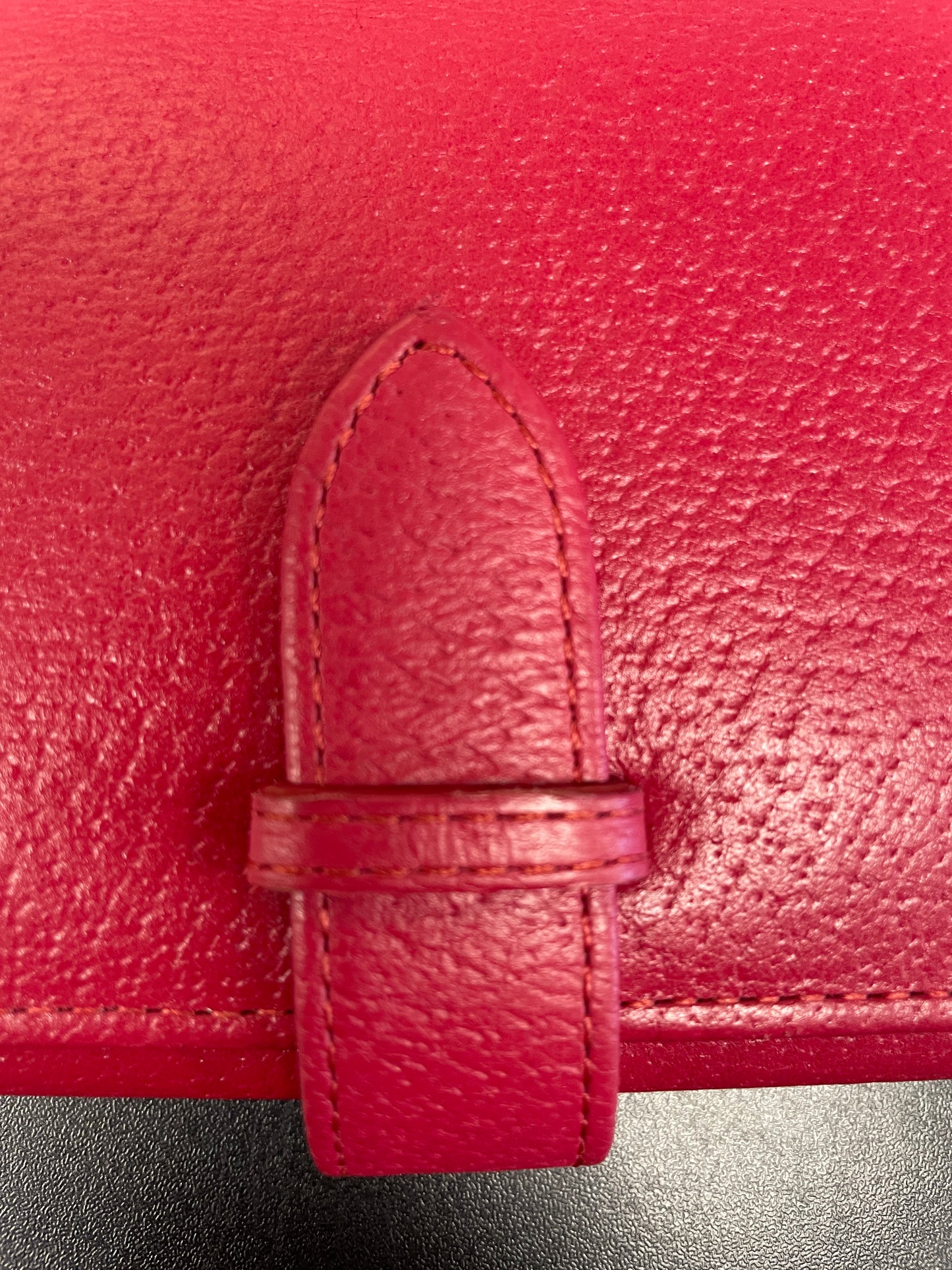 Aspinal of London Red Leather Purse Wallet