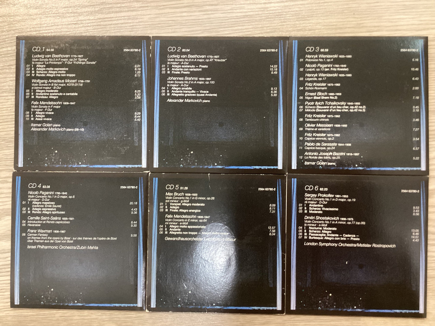 The Best of Maxim Vengerov - 2006 11 CD Box Set - Warner Classics
