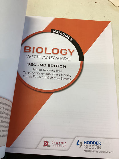National 5 Biology With Answers Second Edition James Torrance