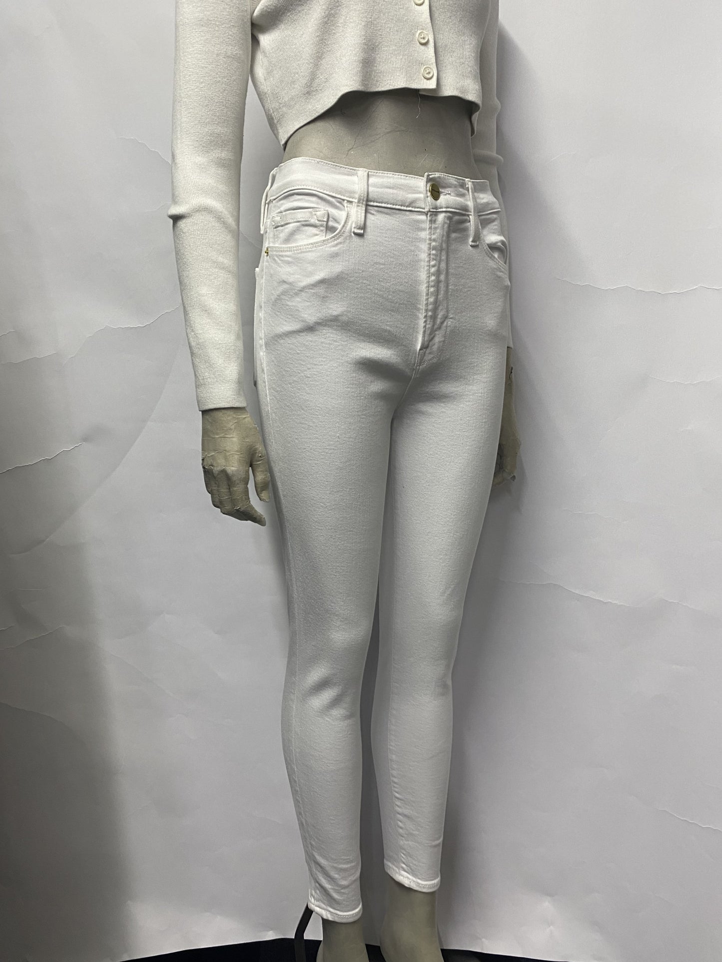 Frame White Denim Jeans W27