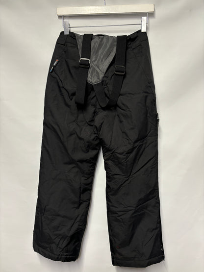 Etirel Black Insulated Ski Salopettes 140 9-10 Yrs