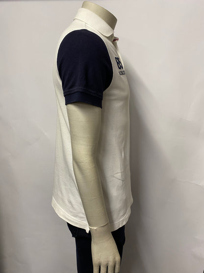 Tommy Hilfiger White Cotton Polo T-shirt S