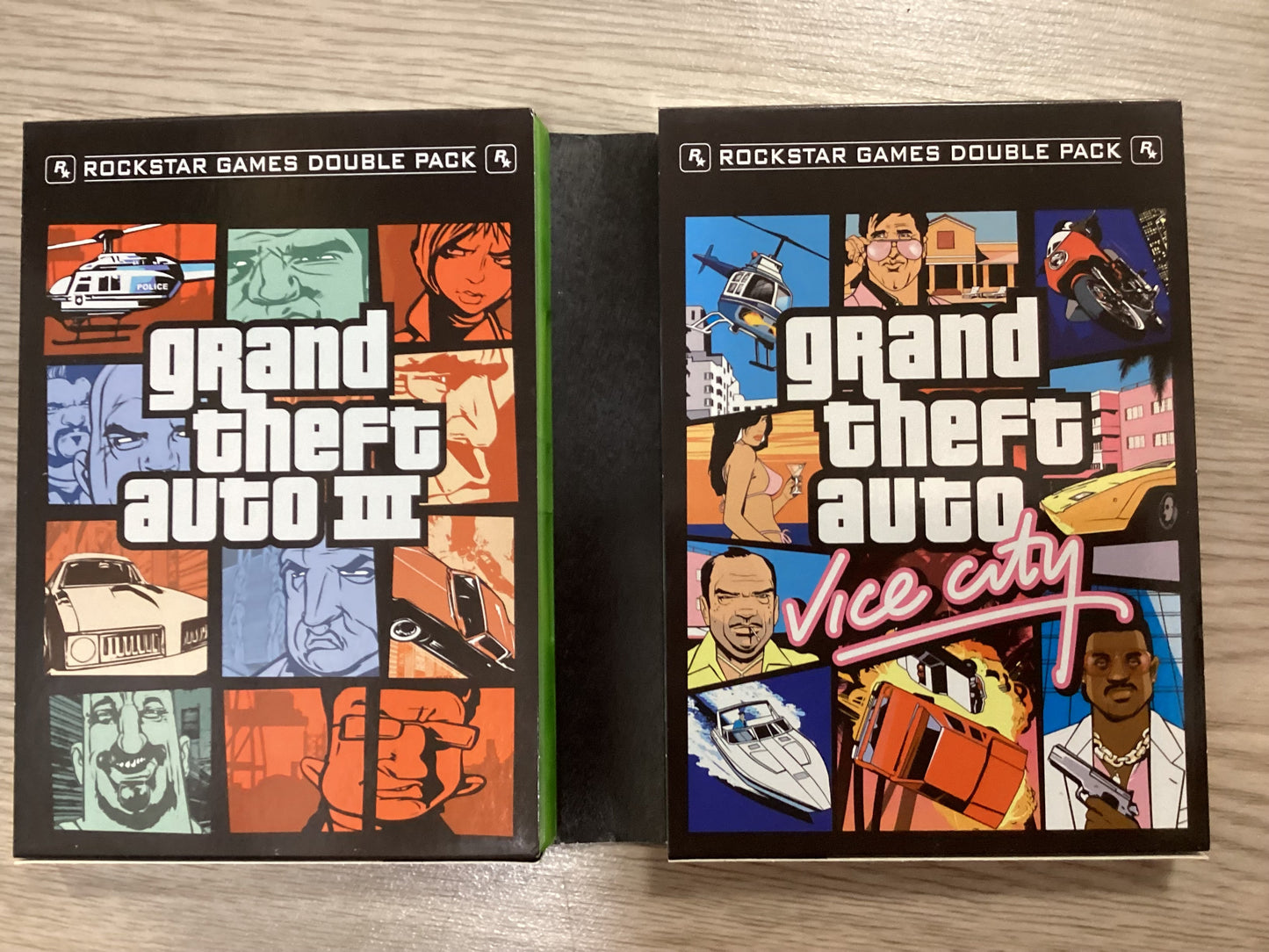 Grand Theft Auto Double Pack PAL XBOX GTA III & GTA Vice City Complete Slipcase