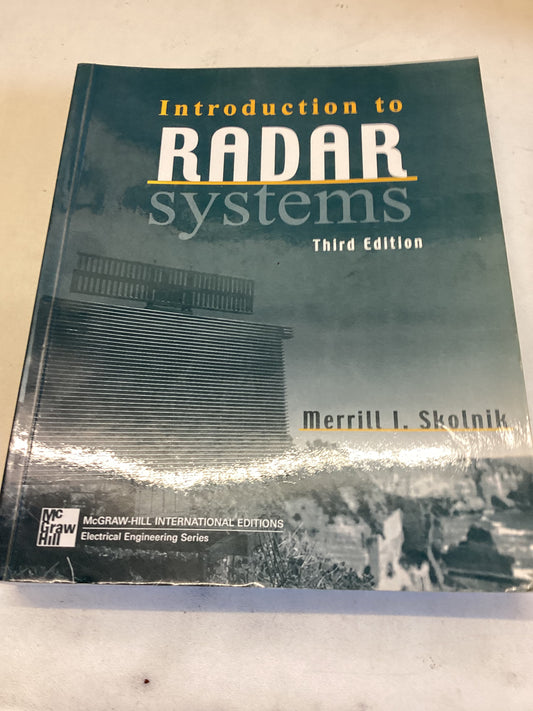 Introduction to Radar Systems Third Edition Merrill I Skolnik